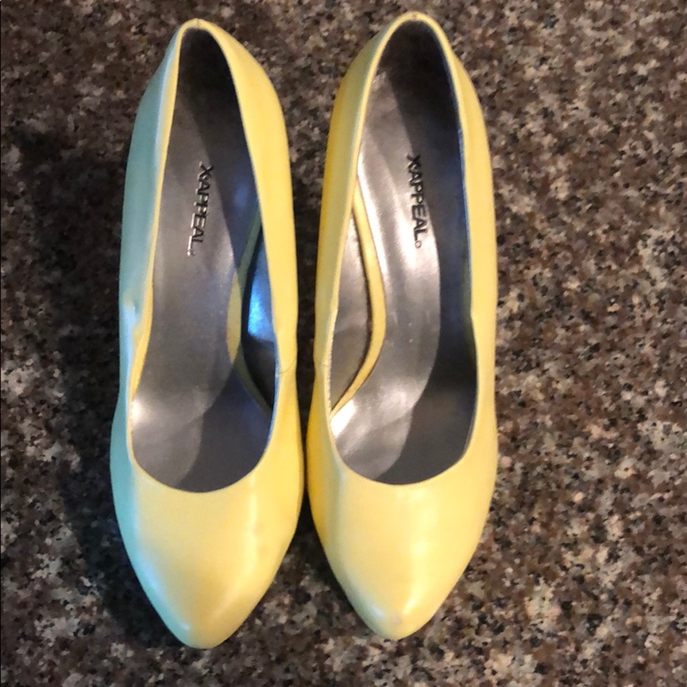 Yellow heels